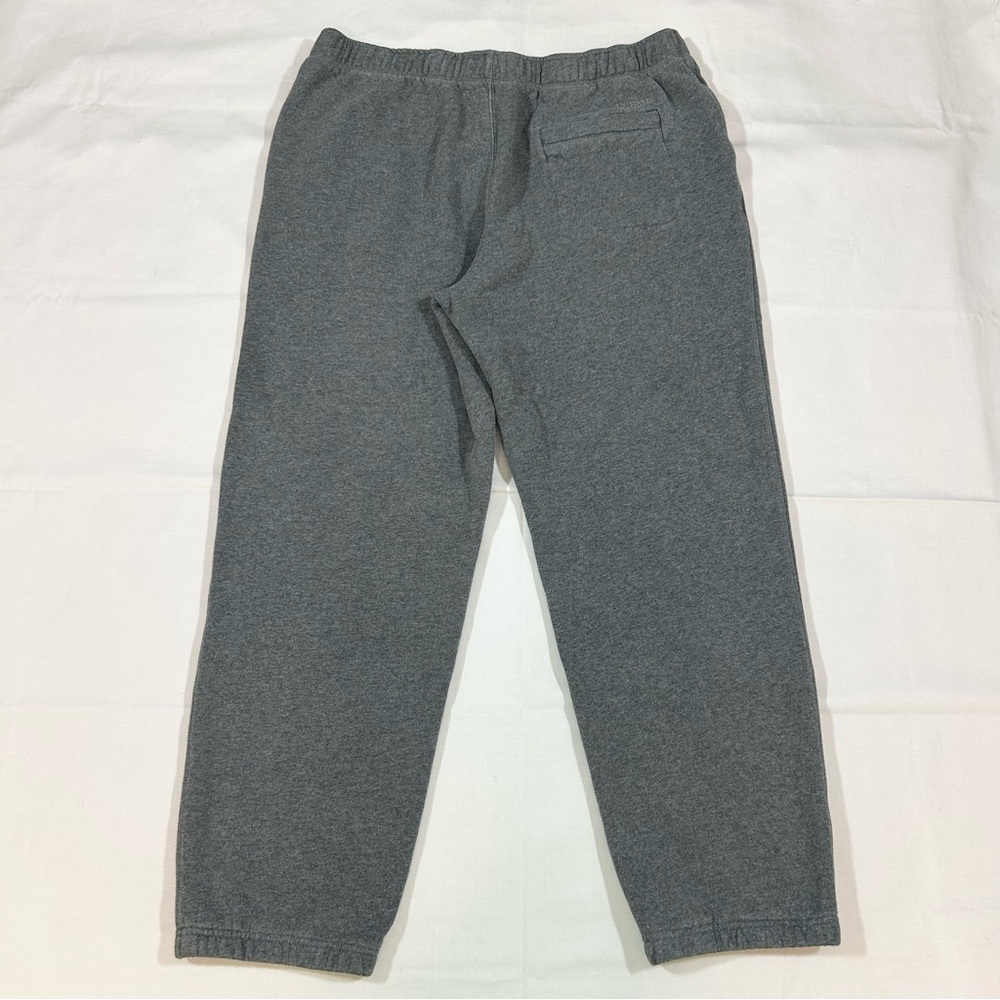 LL Bean Mens XL Sweatpants Fleece Joggers Zip Button Drawstring 30” Inseam Gray - Picture 7 of 8